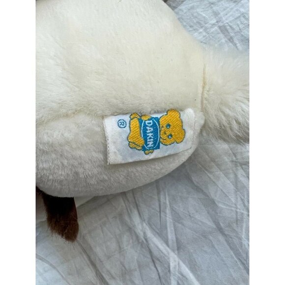 Dakin White Dog Plush Red Cap Bag Bow Adorable Puppy Stuffed Animal  Size 10”‎ - Picture 7 of 7